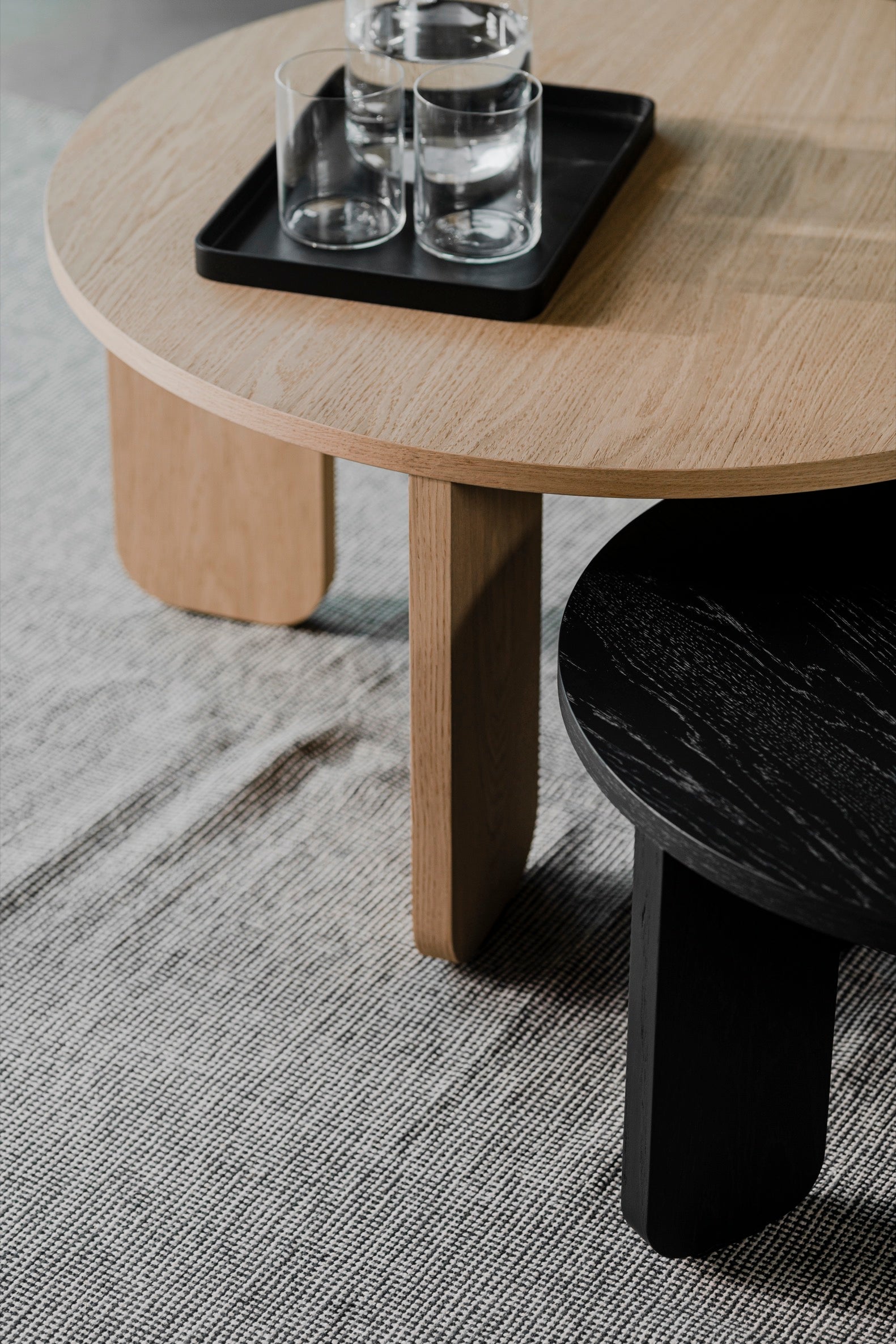 Modern Small Kuvu Coffee Table - Compact Living Room Furniture for Small Spaces, Perfect for Apartments, Studios, and Cozy Homes