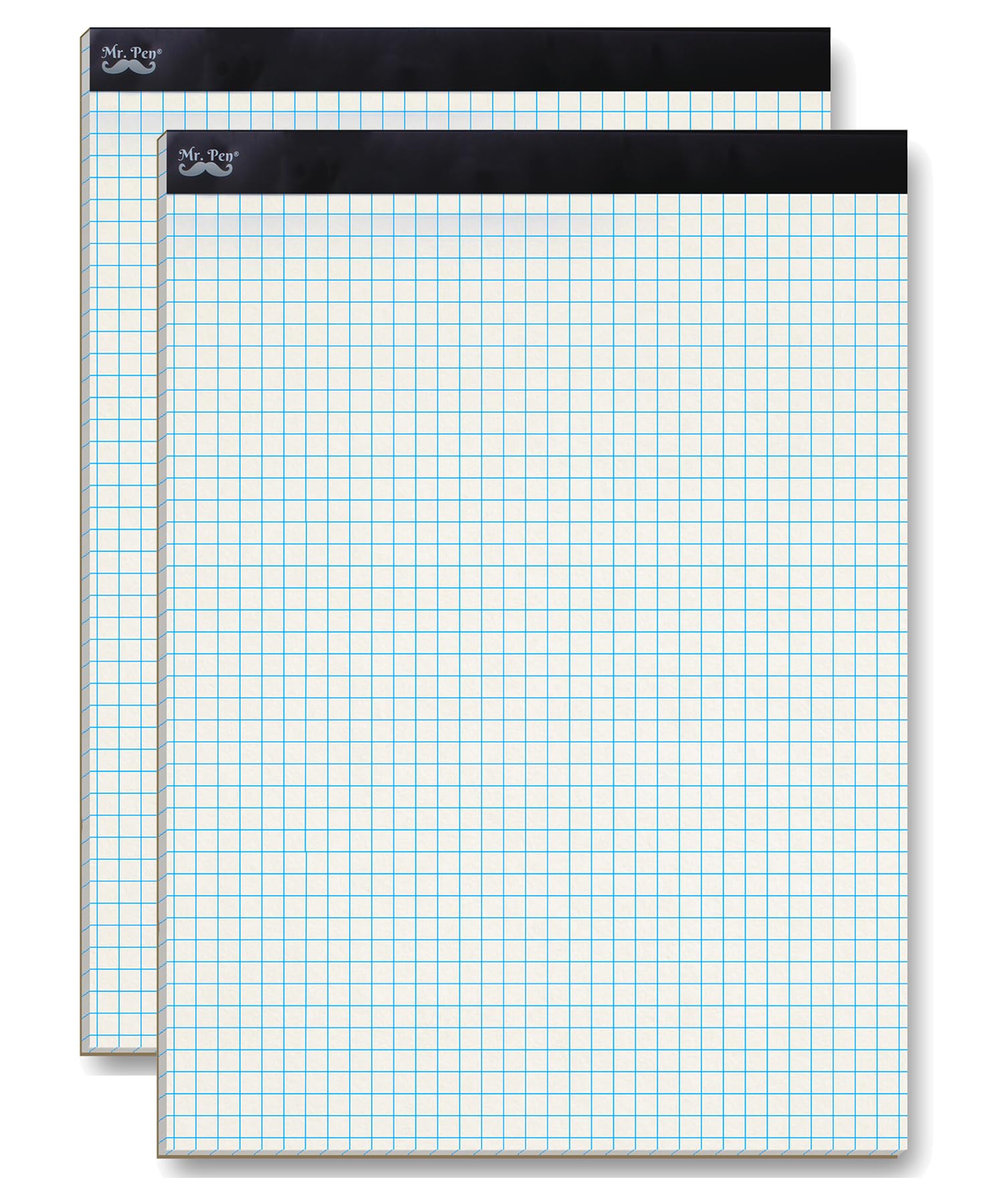 Mr. Pen Graph Paper Pad - 2 Pack (55 Sheets Each), 8.5