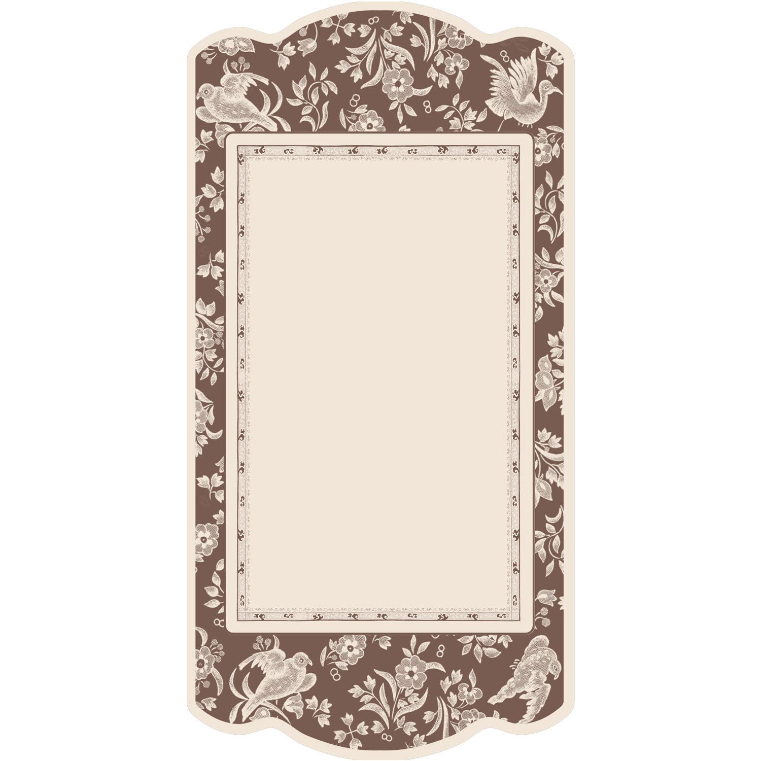 Elegant Brown Peacock Table Place Cards for Weddings, Parties & Events - Premium Seating Name Cards for Formal Dining & Special Occasions