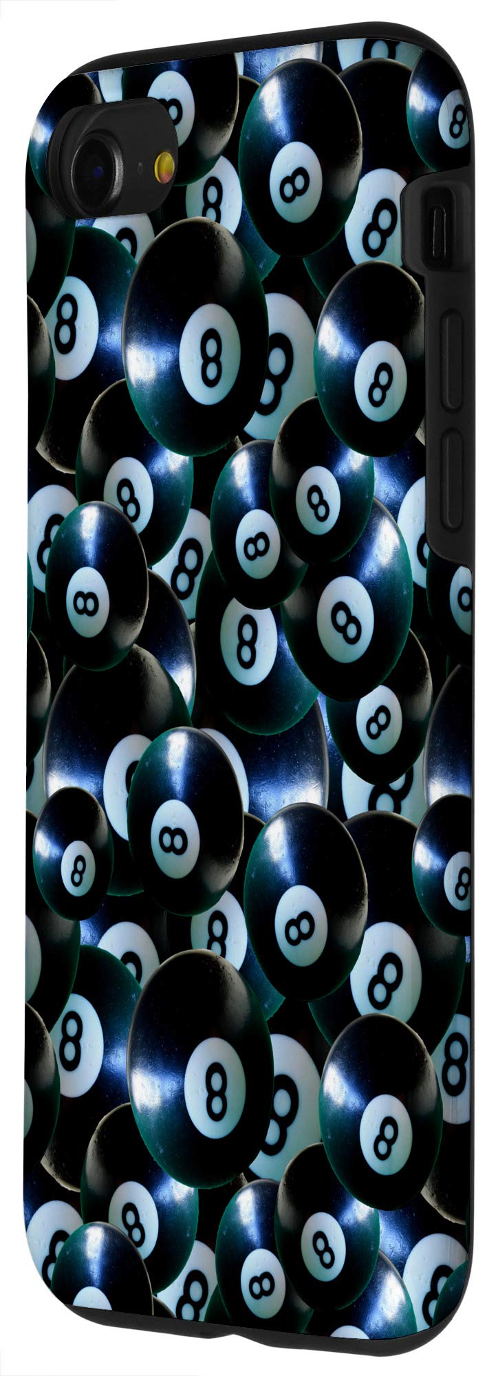iPhone SE (2020) / 7 / 8 8 Ball Patterned Phone Case - Cute Billiard Pool Design Protective Cover for Women & Men - Perfect for Billiards Lovers, Bar Nights & Casual Use