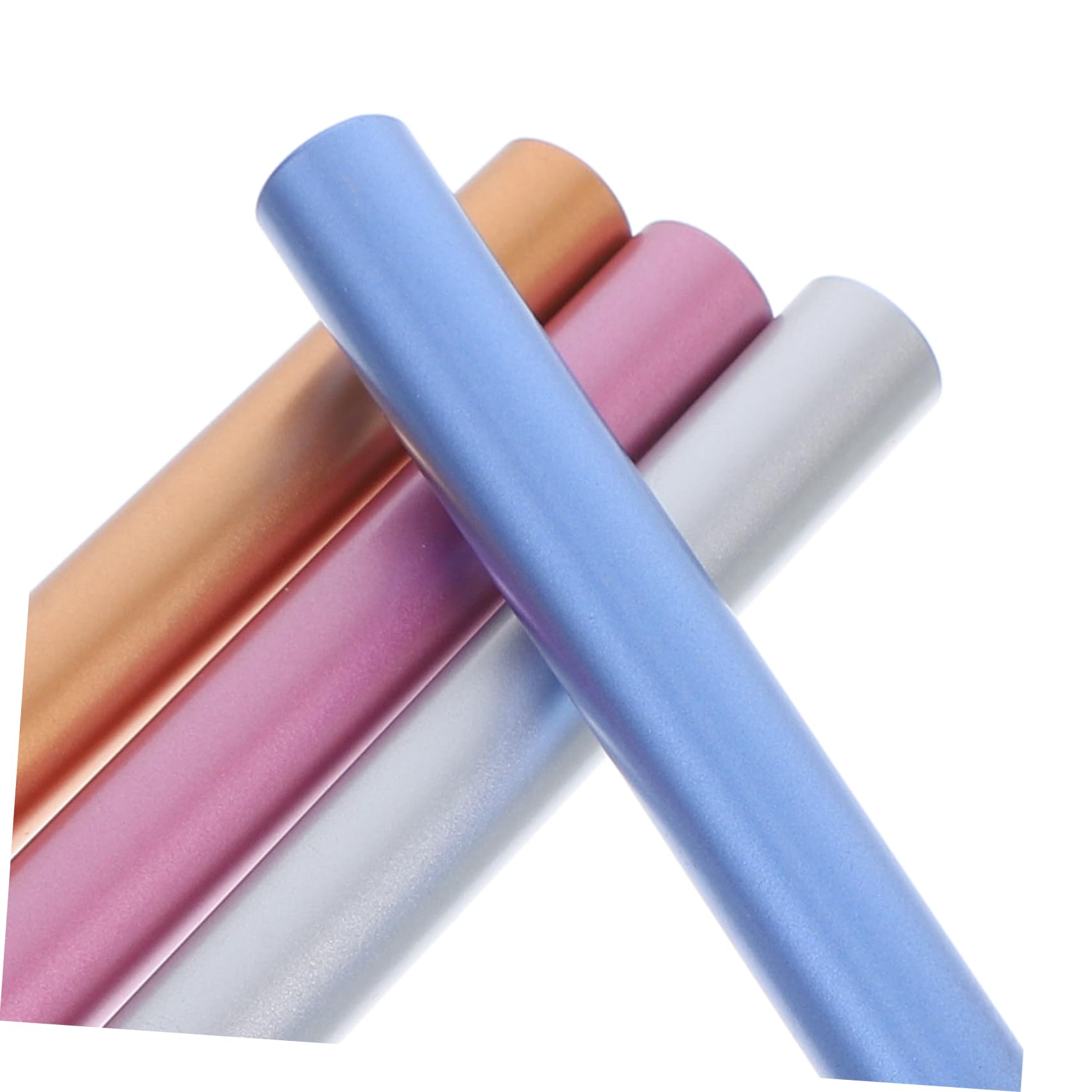 Lurrose 4pcs Metal Pencil Extenders - Adjustable Writing Tool for School & Office