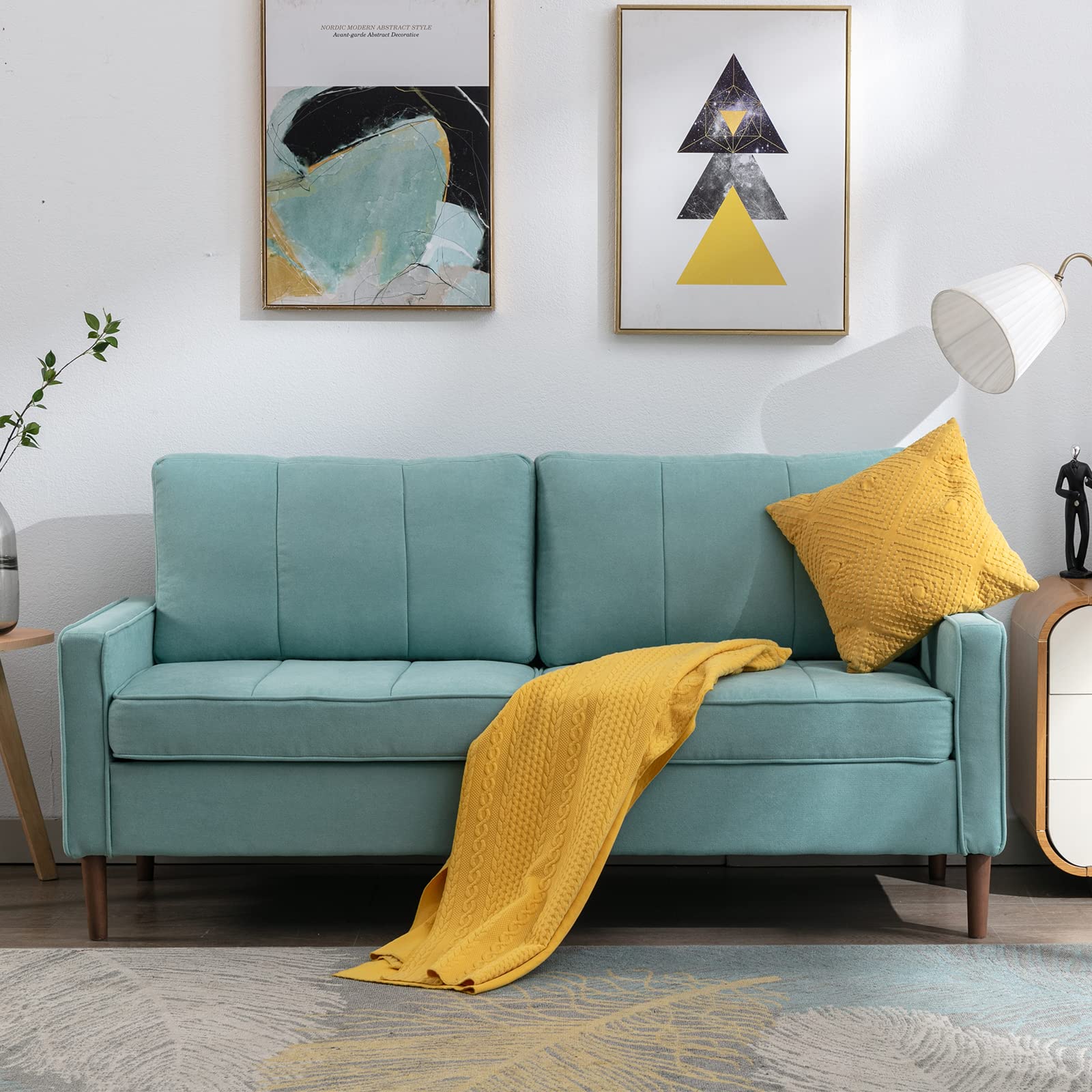 Mid Century Modern Loveseat Sofa 68