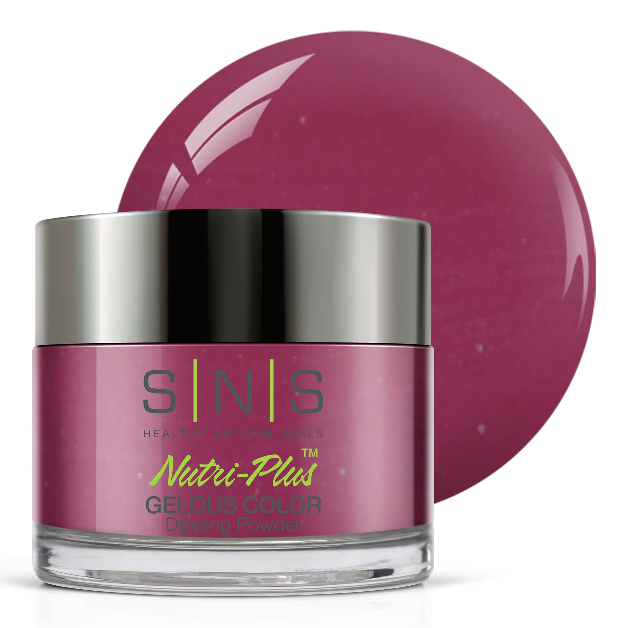 Long-Lasting SNS Nail Dip Powder - Gelous Color Dipping Powder in Forever Young (Pink/Red) - 14-Day Wear Acrylic Nail Color - Low Odor & No UV Lamp Needed - 1 oz - Perfect for Home Manicures, Salon-Quality Nails & Special Occasions