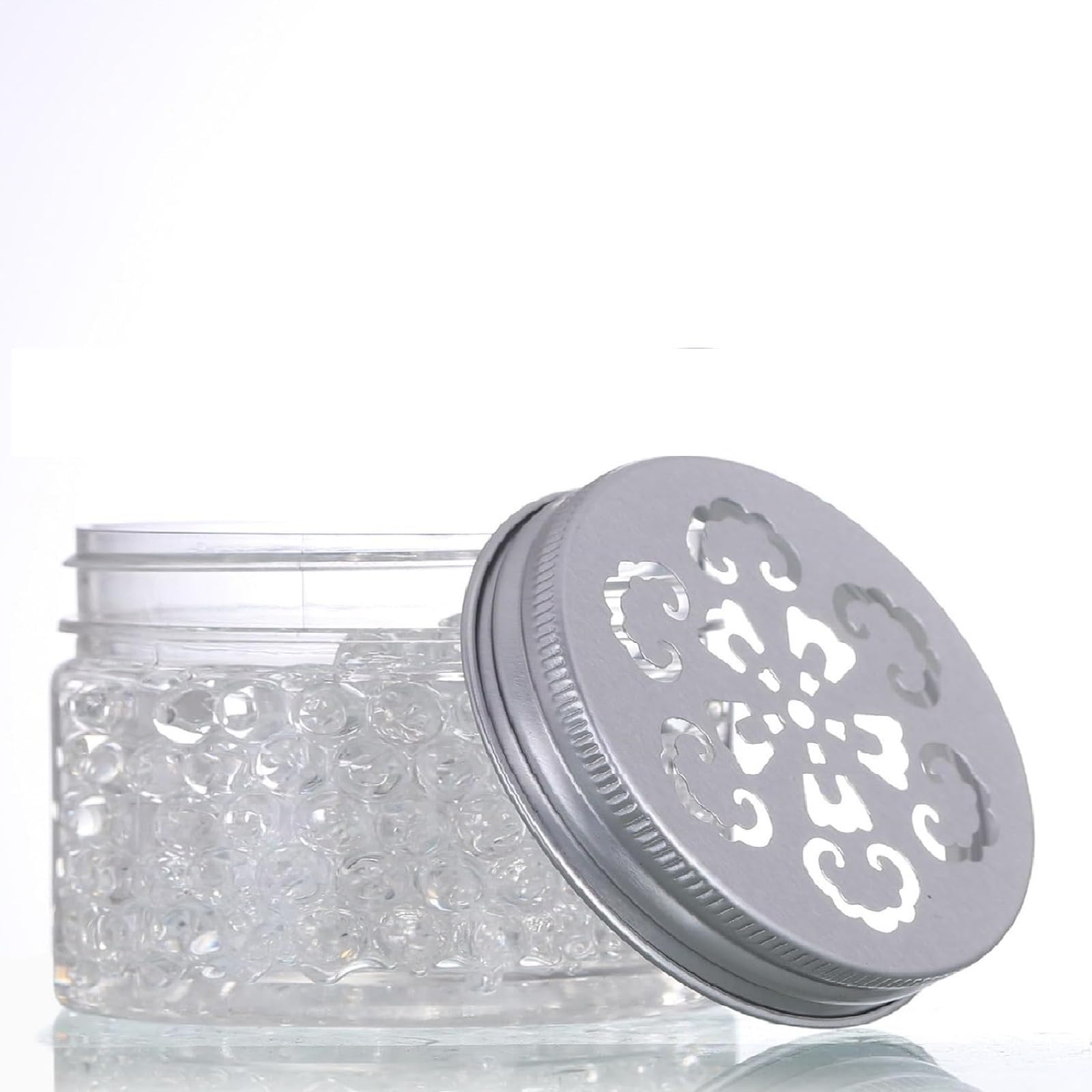 12-Piece Set of 3 Style Solid Perfume & Aroma Diffuser Empty Jars - 80ml (2.7oz) Round Containers with Hollow Screw Lids - Perfect for DIY Aromatherapy, Essential Oils, Wax Melts & Home Fragrance Storage (Great for Bathroom, Bedroom, Office & Car Use)