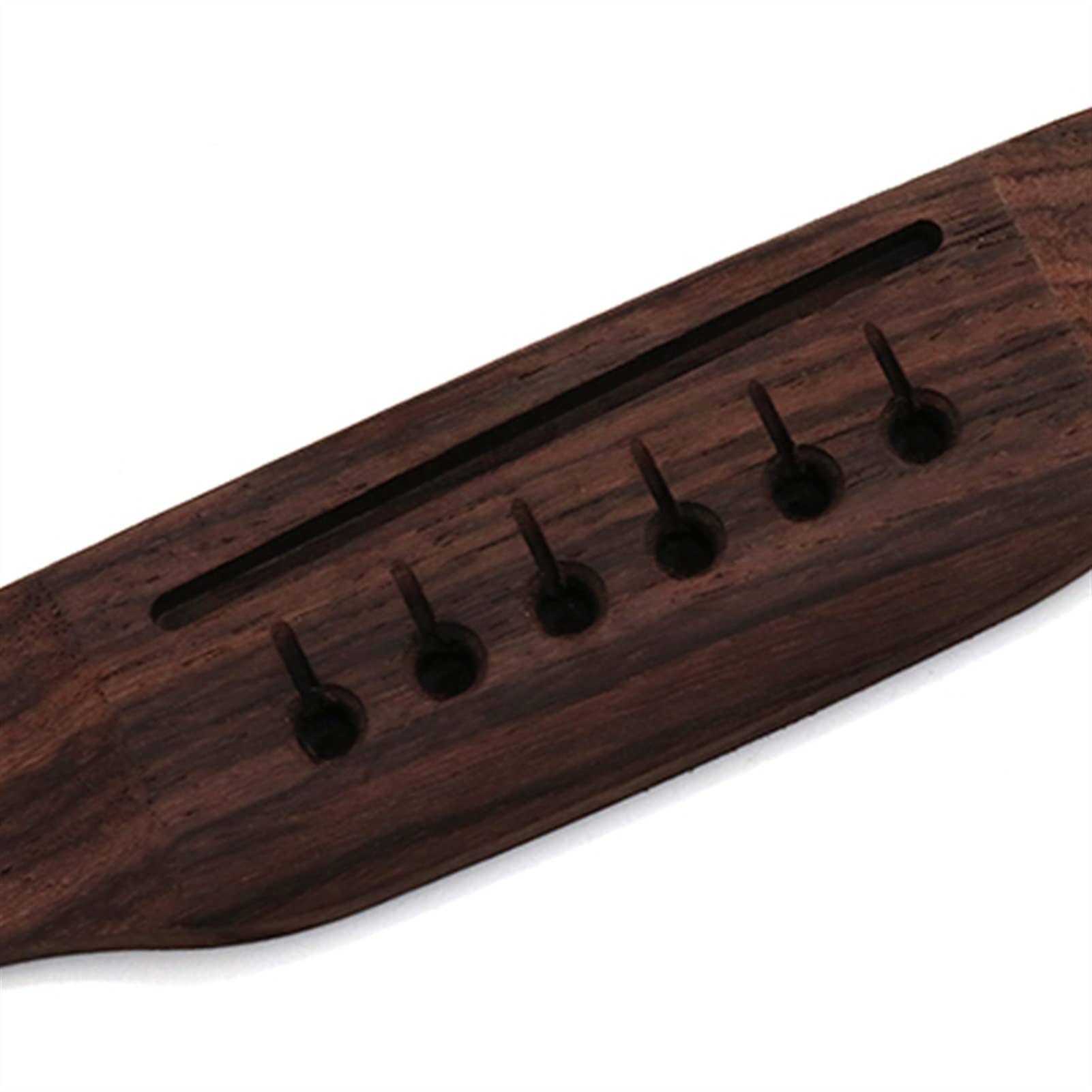Rosewood Folk Guitar Bridge - Universal Piano Code Bridge for Electric & Acoustic Guitars - Premium Guitar Accessories for String Replacement & Repair - Ideal for Home Studio & Live Performances