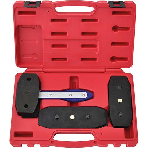 4-Piece Brake Caliper Spreader Tool Set - Ratchet Design for 1/2/4/6/8 Piston Calipers - Heavy Duty Multi-Piston Brake Repair Kit for DIY Mechanics & Auto Shops (Ideal for Brake Pad Replacement & Maintenance)