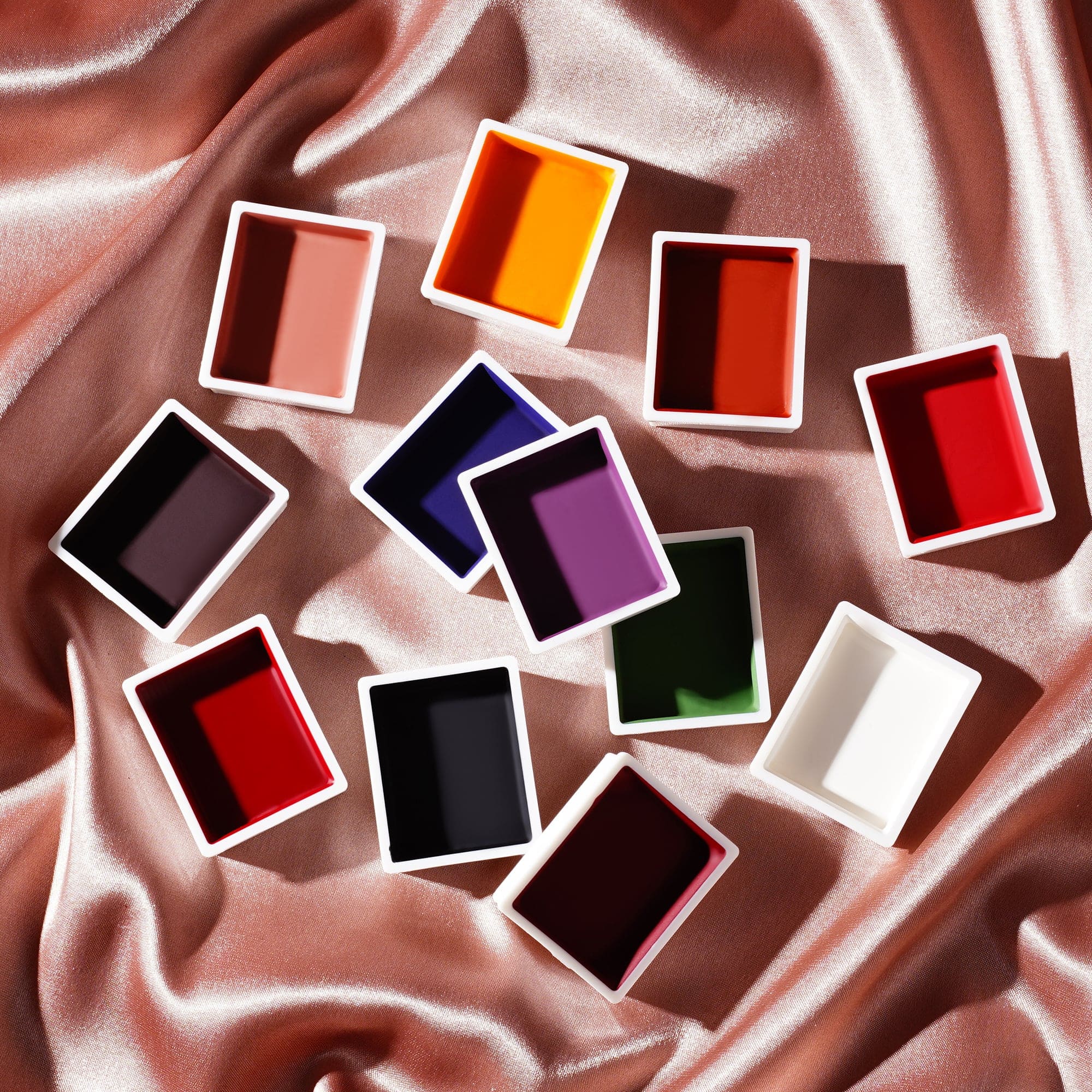 Narrative Cosmetics Alcohol Palette Refill Pans - Professional FX Makeup Colors for Special Effects, Halloween & Theater - High Pigment Alcohol-Based Makeup for Face & Body Art