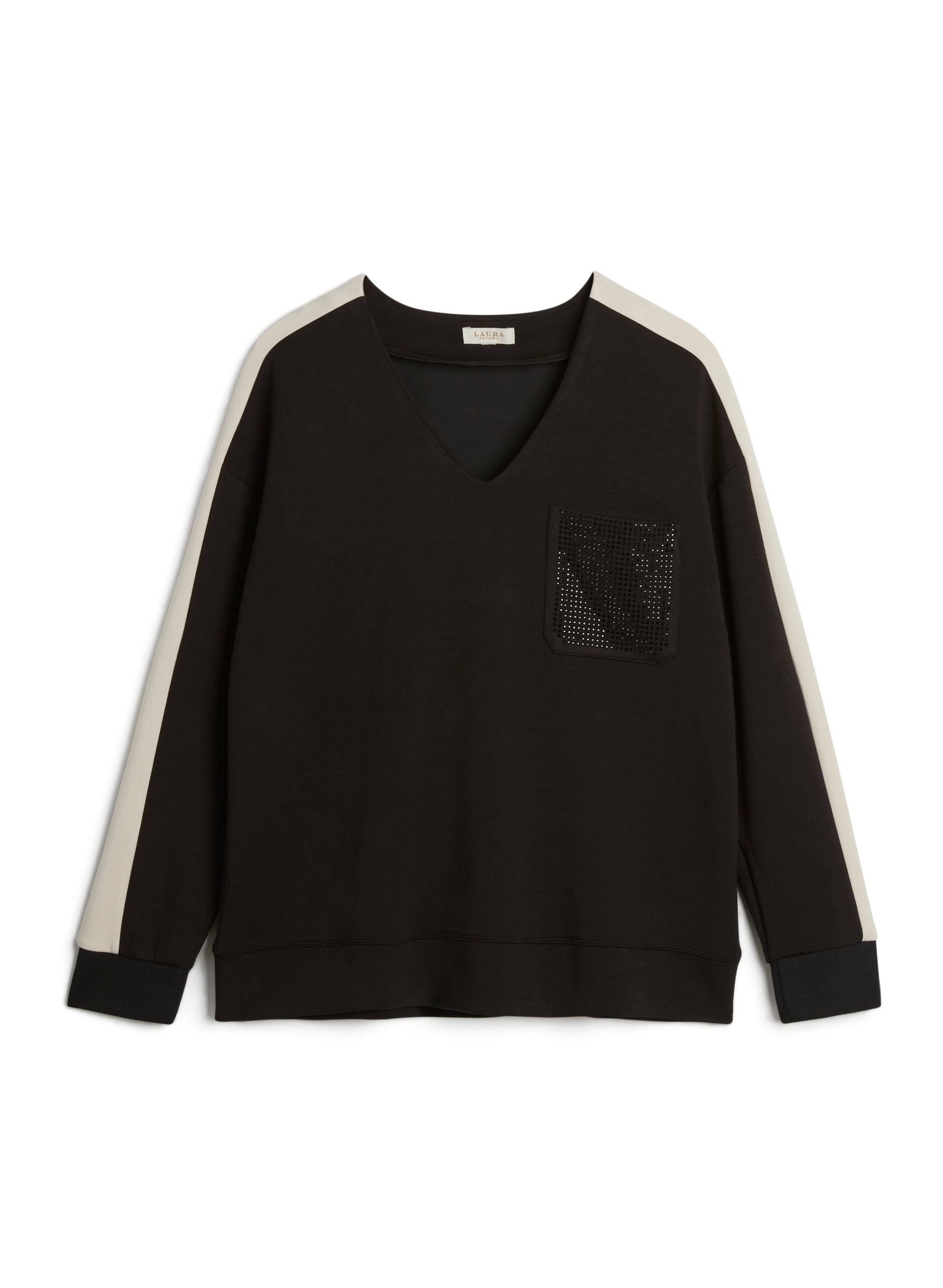 Embellished Color Block Top for Women - Trendy Fashion Blouse for Casual & Party Wear | Perfect for Date Nights & Office Outfits