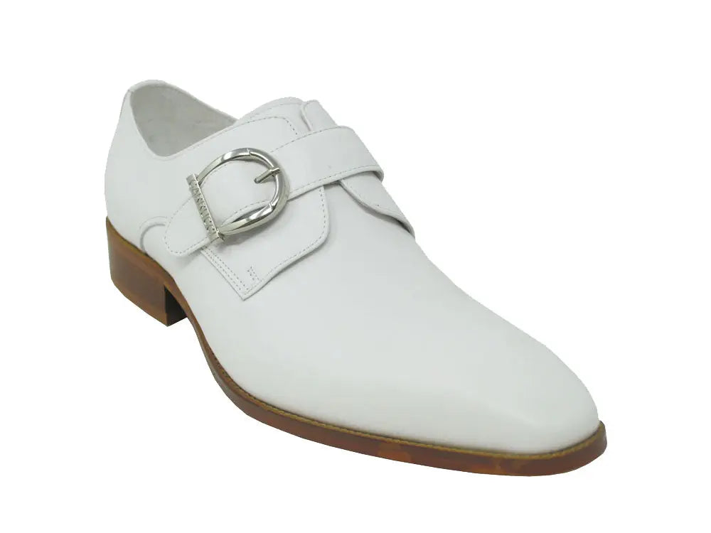 Premium Leather Monk Strap Dress Shoes for Men - Classic Buckle Design, Comfortable & Stylish - Perfect for Business, Office, and Formal Occasions