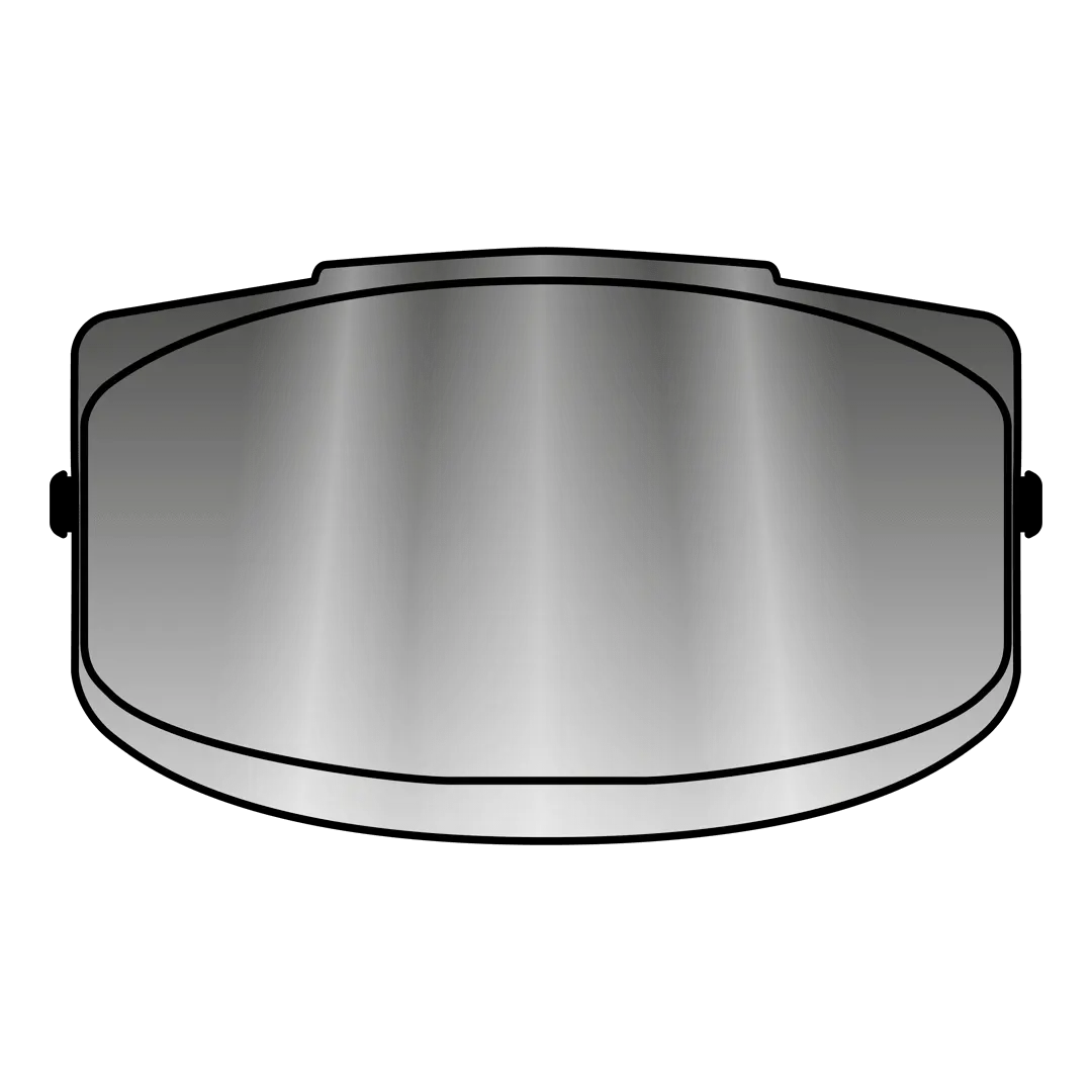 Airoh GP 800 Motorcycle Helmet Visor - Light Smoke Tinted Shield for Off-Road & Street Riding - Enhanced Visibility & UV Protection