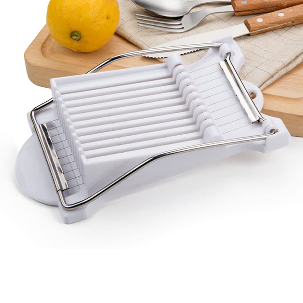 Premium Multi-Purpose Food Slicer - Perfect for Luncheon Meat, Ham, Eggs, Bananas & More | Kitchen Gadget for Sandwiches, Salads, Meal Prep & Breakfast