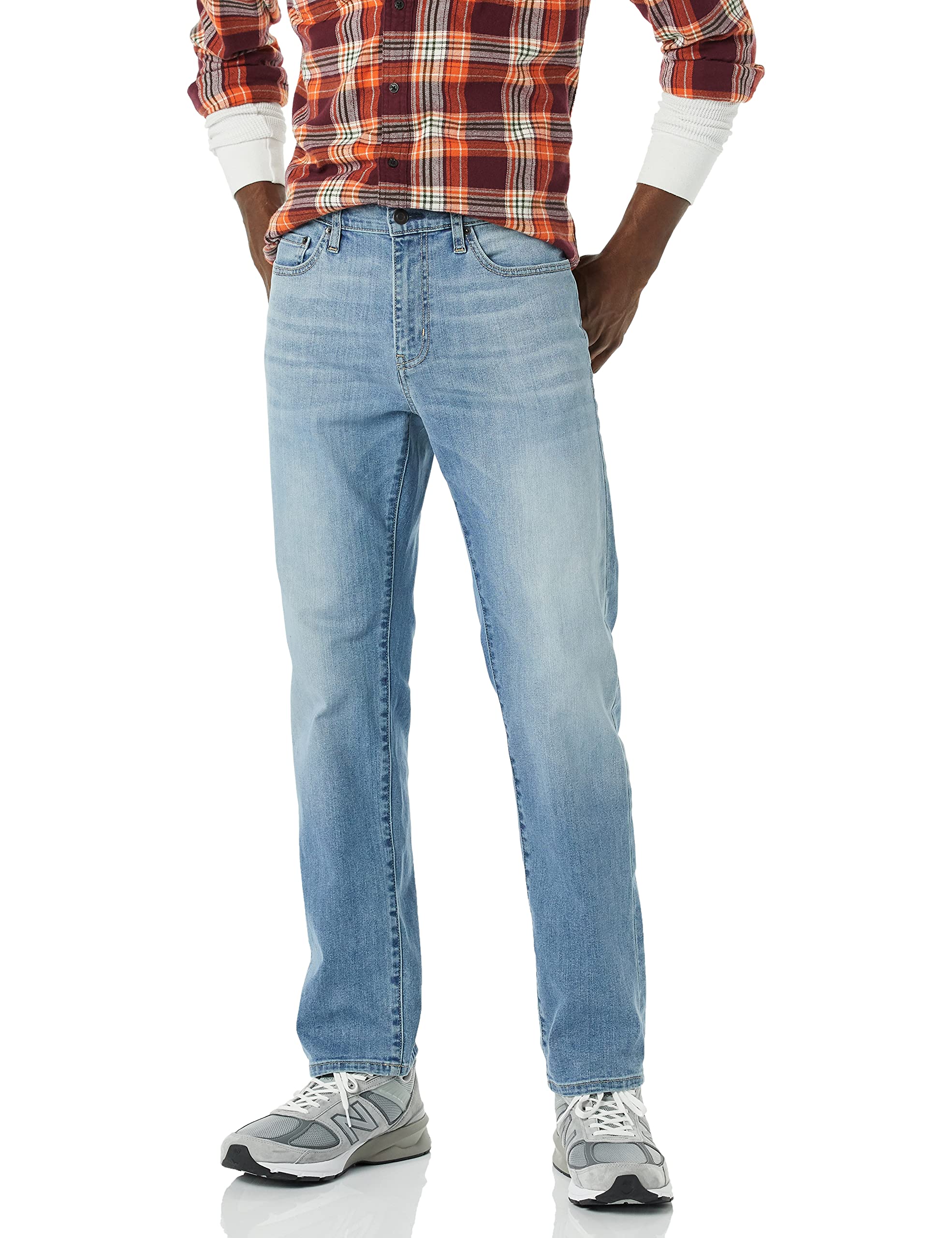 Amazon Essentials Men's Skinny-Fit High Stretch Jeans - Comfortable Slim Fit Denim Pants for Casual Wear & Everyday Use