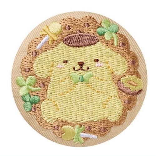Sanrio Characters Embroidery Style Collectible Pin Badge Set Vol. 3 - 2 Inch Cute Kawaii Anime Pins for Backpacks, Jackets & Gifts - Hello Kitty, My Melody, Cinnamoroll, Kuromi, Keroppi