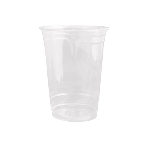 32oz Clear PET Plastic Cups - Disposable Cold Drink Cups for Parties, Picnics & Events (Case of 500) - Ideal for Iced Coffee, Smoothies & Beverages