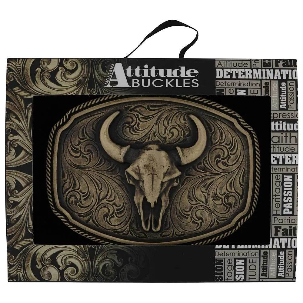 Wild Ambition Buckle - Premium Leather Belt Buckle for Men & Women | Western, Cowboy, Biker Style | Perfect for Jeans, Workwear & Outdoor Adventures