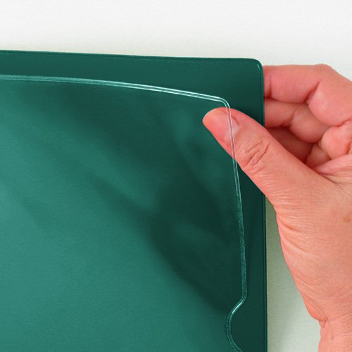 StoreSMART Heavy Duty 25-Pack Green Plastic Paperwork Organizers with Clear Front - Perfect for Office Filing, Home Organization & Document Storage (Model PF8511PQG-25)