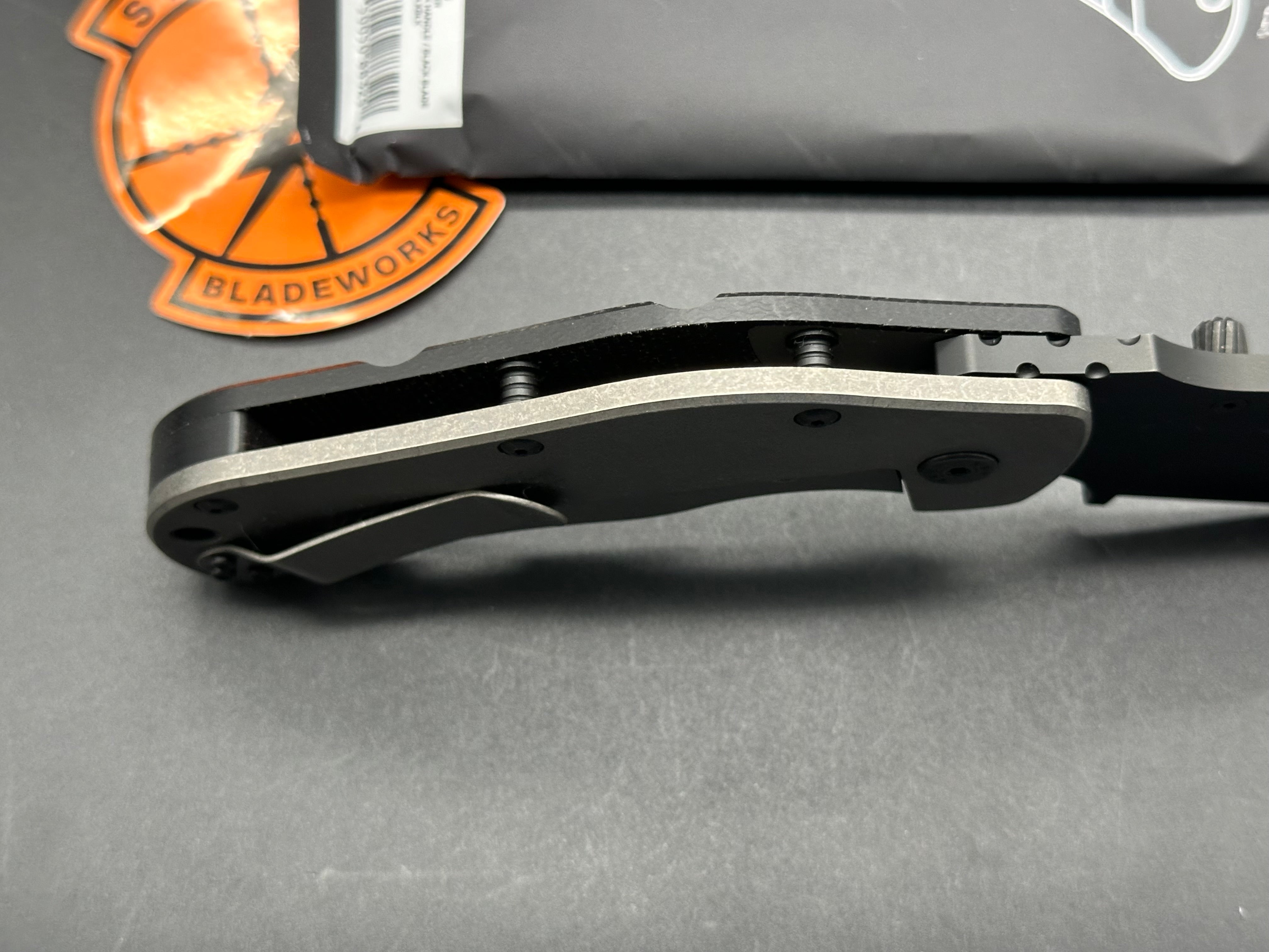 SNIPER BLADEWORKS TOG Framelock Black Micarta Folding Pocket Knife - D2 Steel Blade - EDC, Outdoor, Camping, Survival, Hunting, Tactical Gear