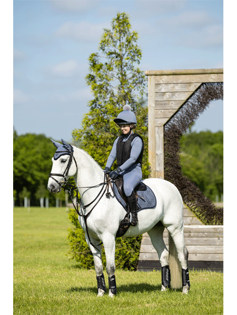 Le Mieux Classic Fly Hood - Breathable Horse Fly Mask with UV Protection for Summer Riding & Pasture Use