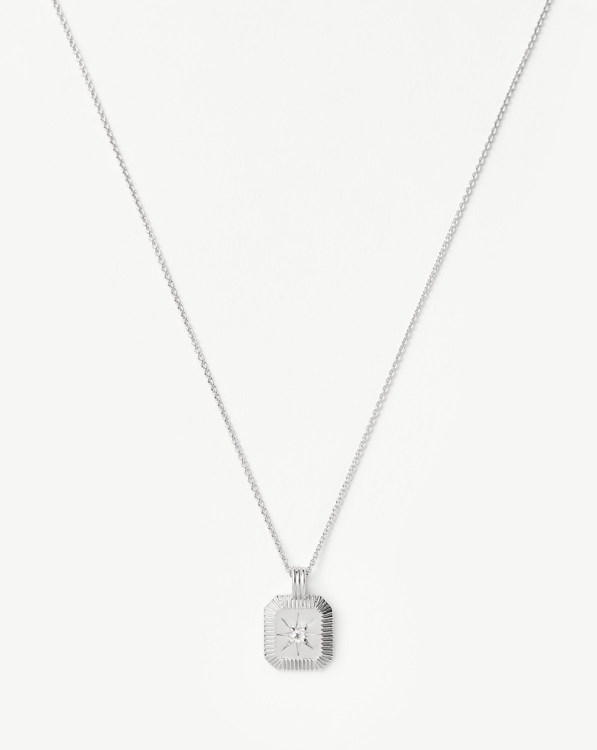 April Birthstone Pendant Necklace - Genuine Crystal Jewelry for Women | Elegant Dainty Necklace Gift for Birthday, Anniversary & Special Occasions | Perfect for Everyday Wear & Formal Events