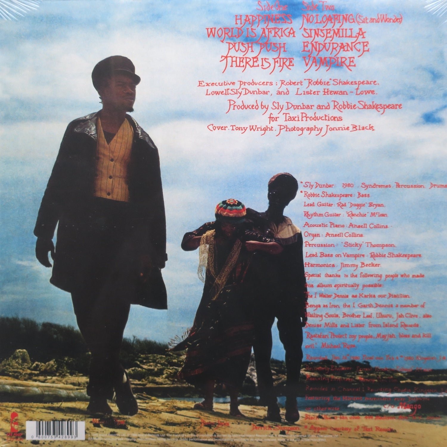 BLACK UHURU 'Sinsemilla' Vinyl LP Record - 1980 Classic Reggae Music Album - Perfect for Reggae Collectors & Vinyl Enthusiasts