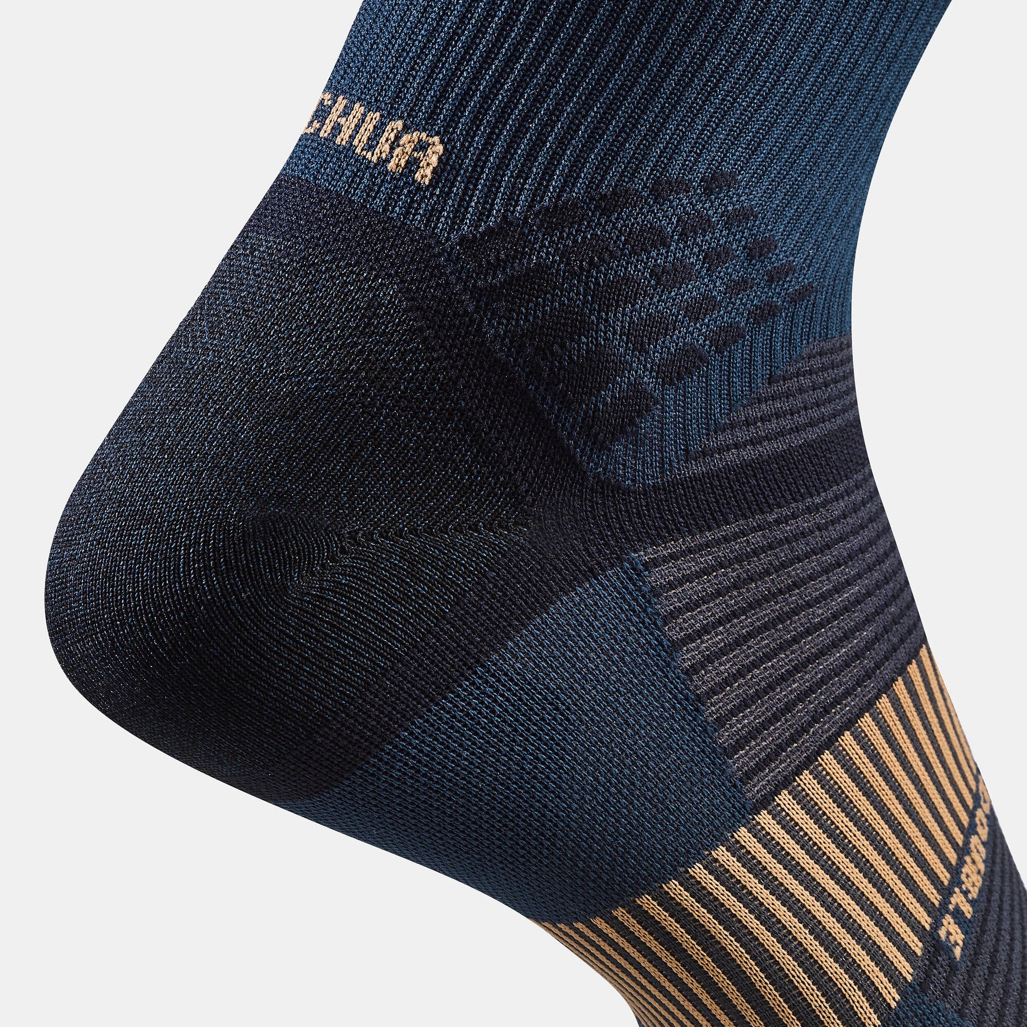 Quechua MH 900 Hiking Double High Socks - 2 Pairs Warm Moisture-Wicking Trekking Socks for Men & Women - Perfect for Hiking, Camping & Outdoor Adventures