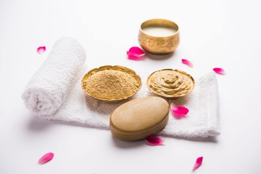 Pure Organic Multani Mitti Face Pack - Bentonite Clay & Fuller's Earth for Skin Whitening, Even Tone, Acne Treatment & Hair Care (100g) | Best for Dark Circle Removal, Pimple Control & Natural Beauty | Perfect for Daily Skincare & Spa Treatments