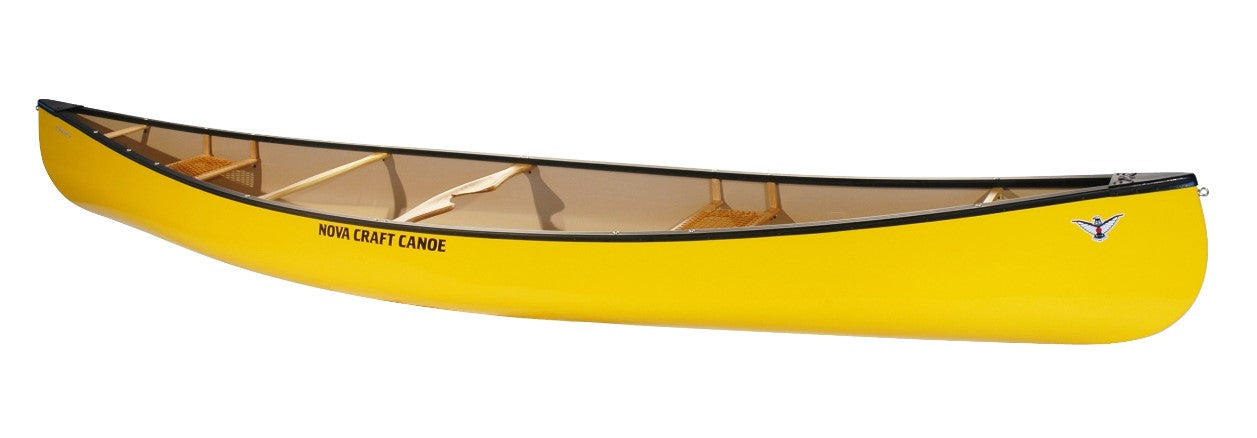 Nova Craft Prospector 16 TuffStuff Canoe - Lightweight Durable Royalex Canoe for Camping, Fishing & Wilderness Exploration
