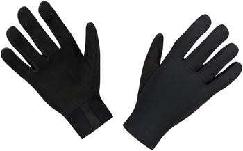 Gore Wear Zone Thermo Gloves for Men & Women - Black, Large Size - Winter Thermal Gloves for Running, Hiking & Outdoor Activities
