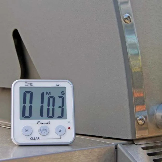 Escali DR1 Extra Large Digital Kitchen Timer with Loud Alarm - Perfect for Cooking, Baking, Fitness & Classroom Use