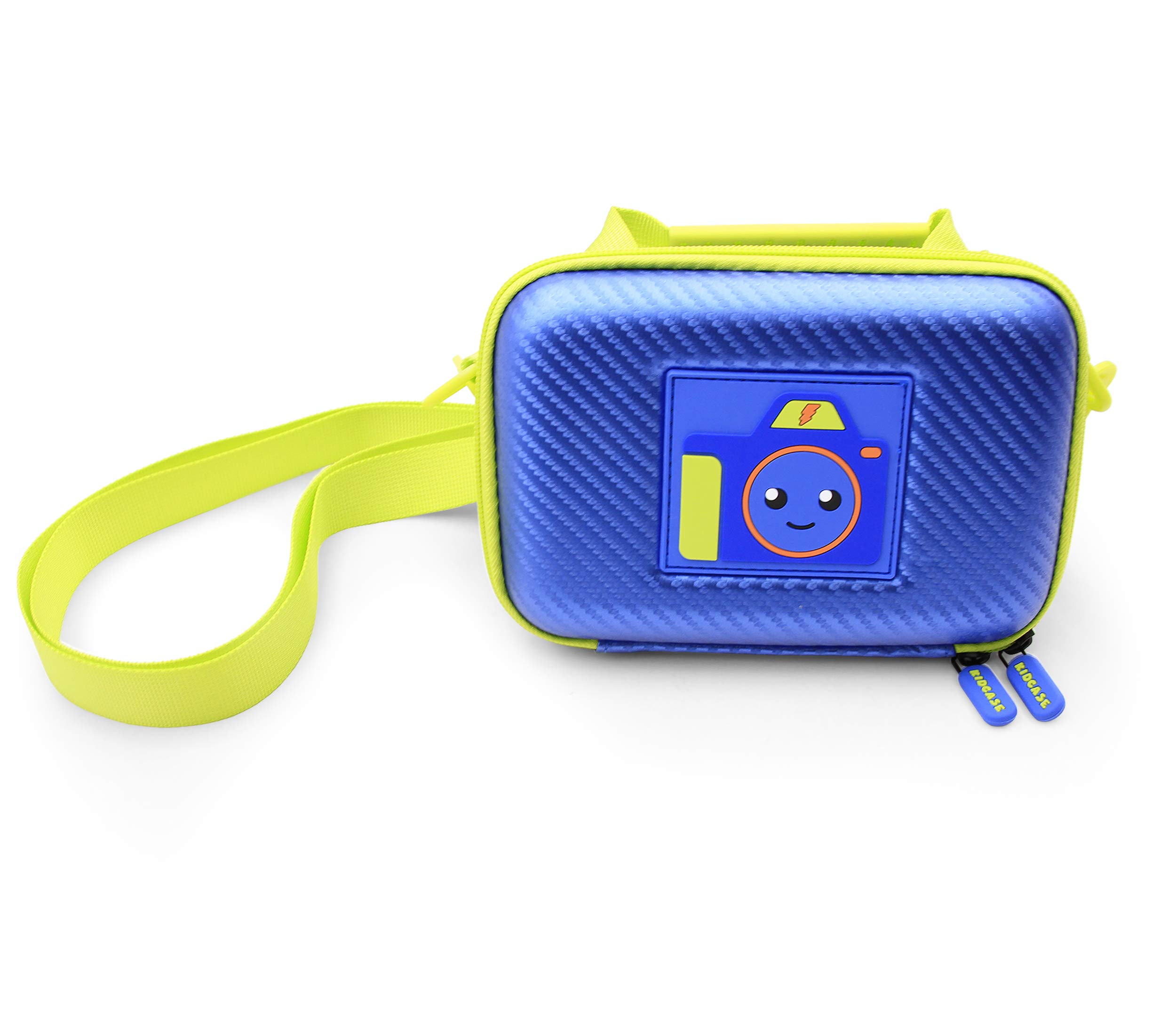 CASEMATIX Protective Camera Case for VTech KidiZoom Camera - Shockproof Travel Storage with Shoulder Strap & Padded Interior (Blue) | Perfect for Kids' Travel, Outdoor Adventures & School Projects