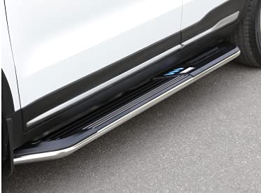 2011-2021 Jeep Grand Cherokee Side Steps Running Boards Nerf Bars - Heavy Duty Aluminum Off-Road Side Bars for Adventure & Daily Driving