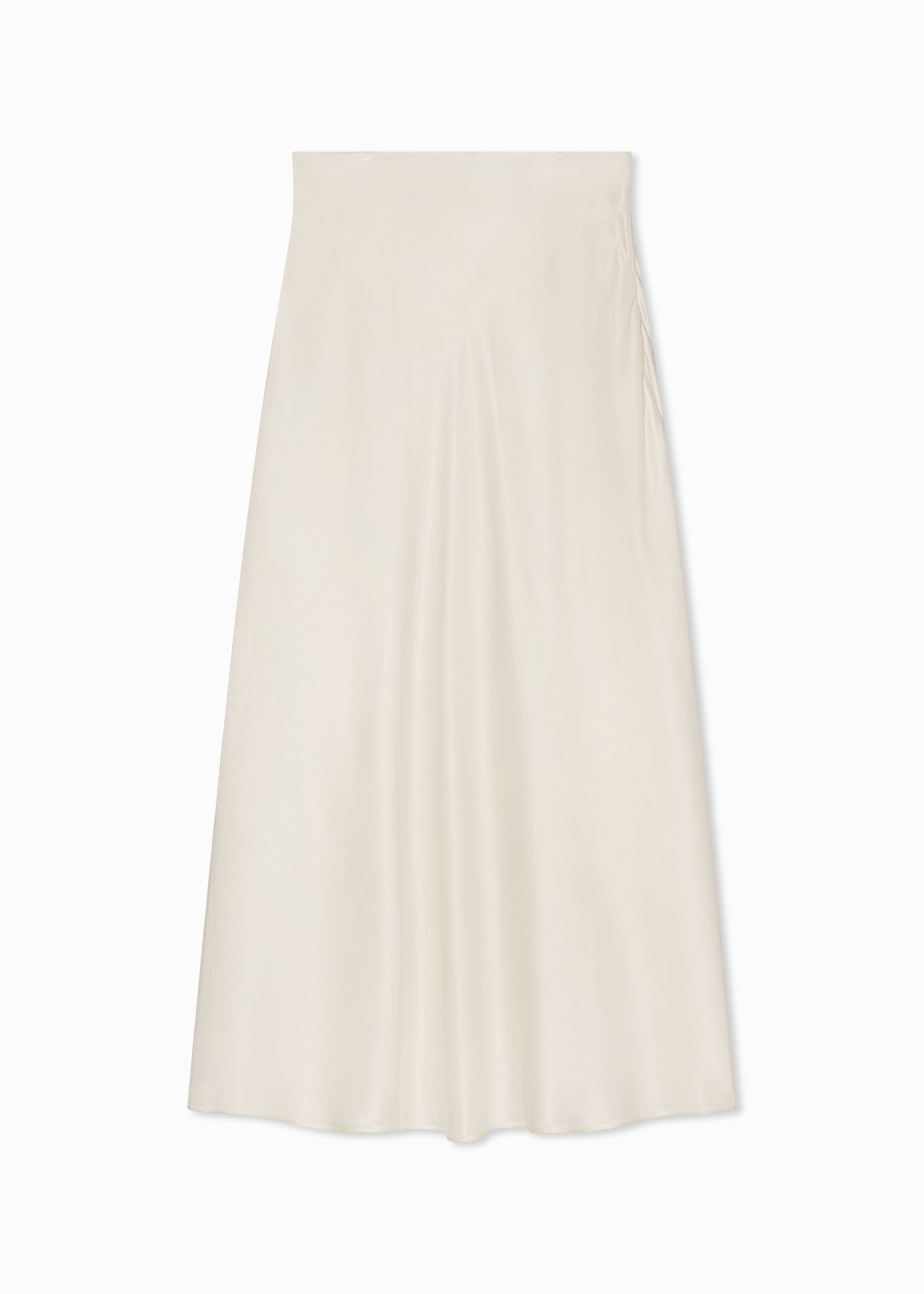 Bias Cut Silk Slip Skirt in Ivory - Elegant & Comfortable for Evening Wear, Date Nights & Special Occasions