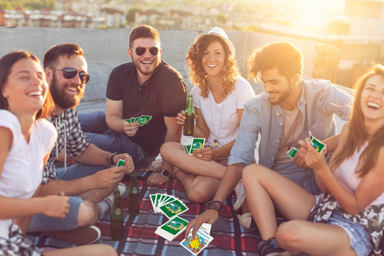 TDC Games Grass Card Game - Fast-Paced Fun Card Game for Adults & Friends (2-6 Players) | Perfect for Game Nights, Parties & Family Gatherings | Hilarious Novelty Card Game for Social Events