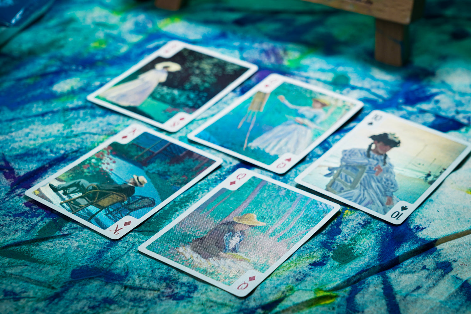 Monet Playing Cards - Premium Waterproof & Durable Deck for Poker, Magic Tricks & Card Games | Perfect for Casino Nights, Travel & Gifts