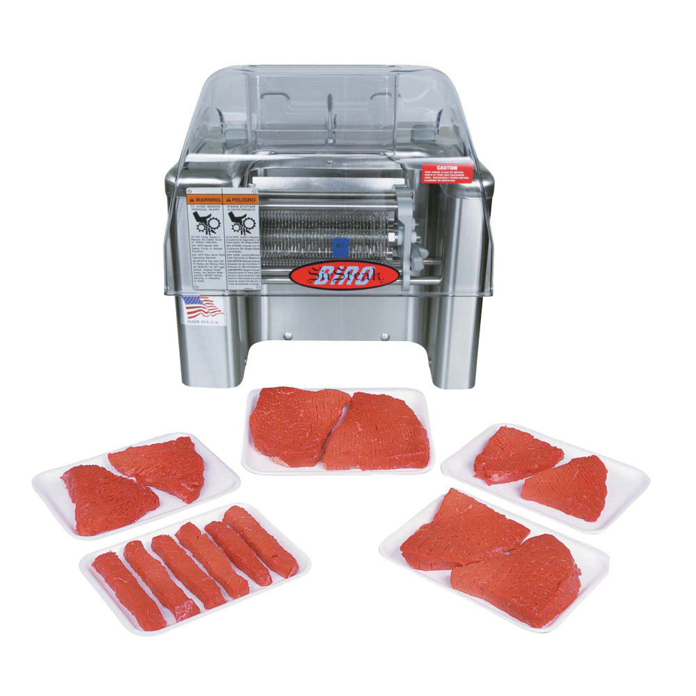 Biro PRO 9SD 0.5 HP Commercial Meat Tenderizer Machine - Heavy Duty Stainless Steel Meat Pounder for Steak, Chicken & Beef - Perfect for Restaurants, Butcher Shops & Catering Businesses