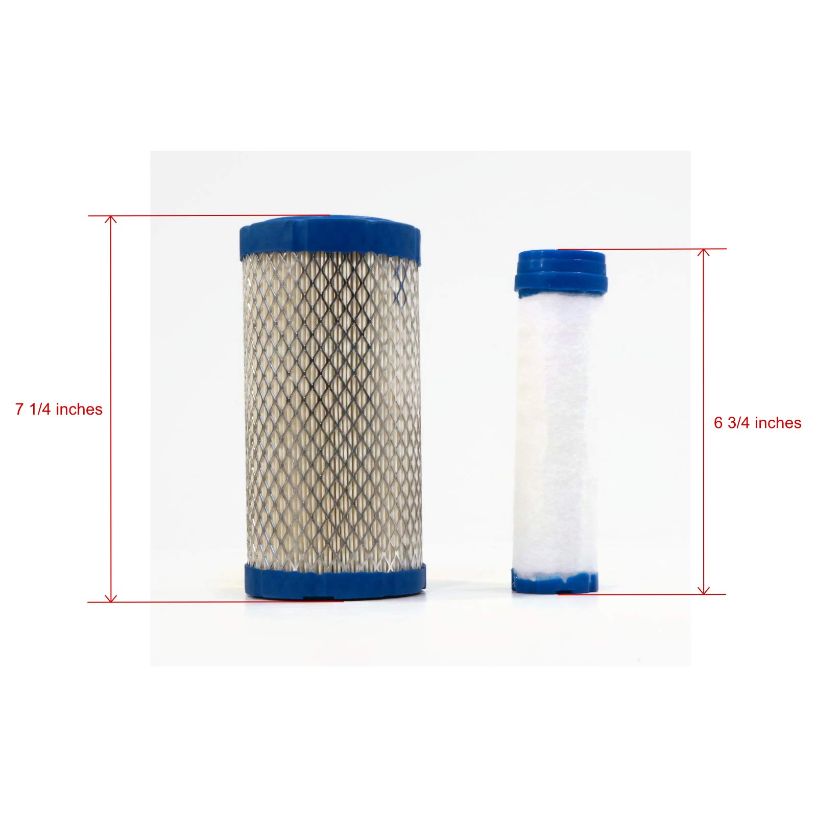 Briggs & Stratton 613477-2186-J1 & 613477-2188-B1 Air Filter Kit Assembly - Compatible Replacement for Lawn Mower & Small Engine Maintenance