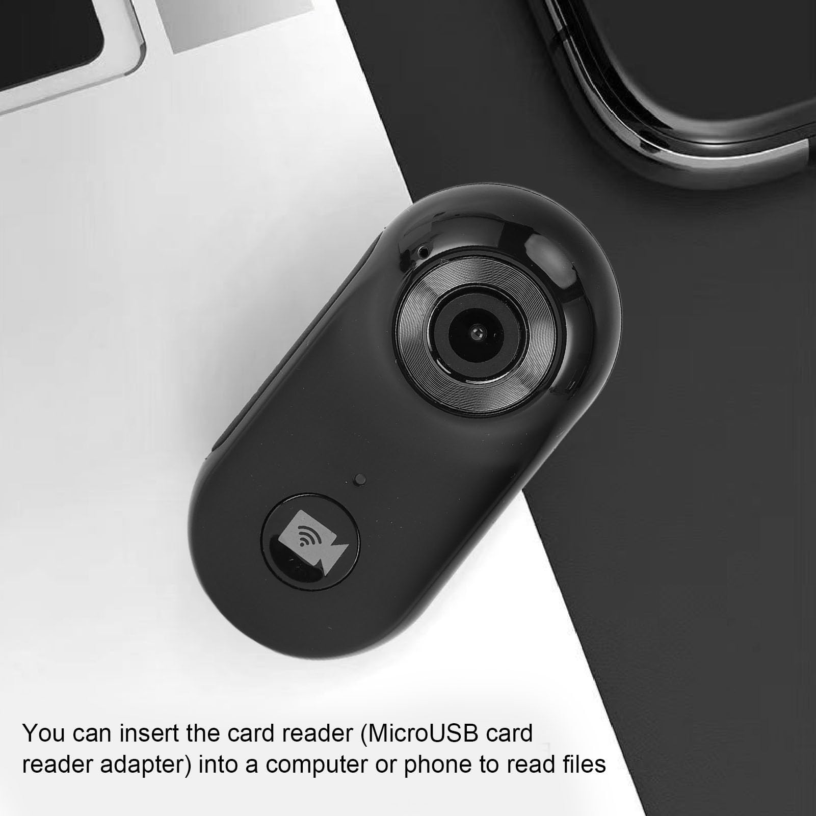 ASHATA 1080P Mini Magnetic Thumb Action Camera - Wearable Body Camera with App Remote Control for Outdoor Adventures, Pet Recording & Daily Vlogging | Perfect for Hiking, Travel Vlogs, Pet Monitoring and Hands-Free Recording