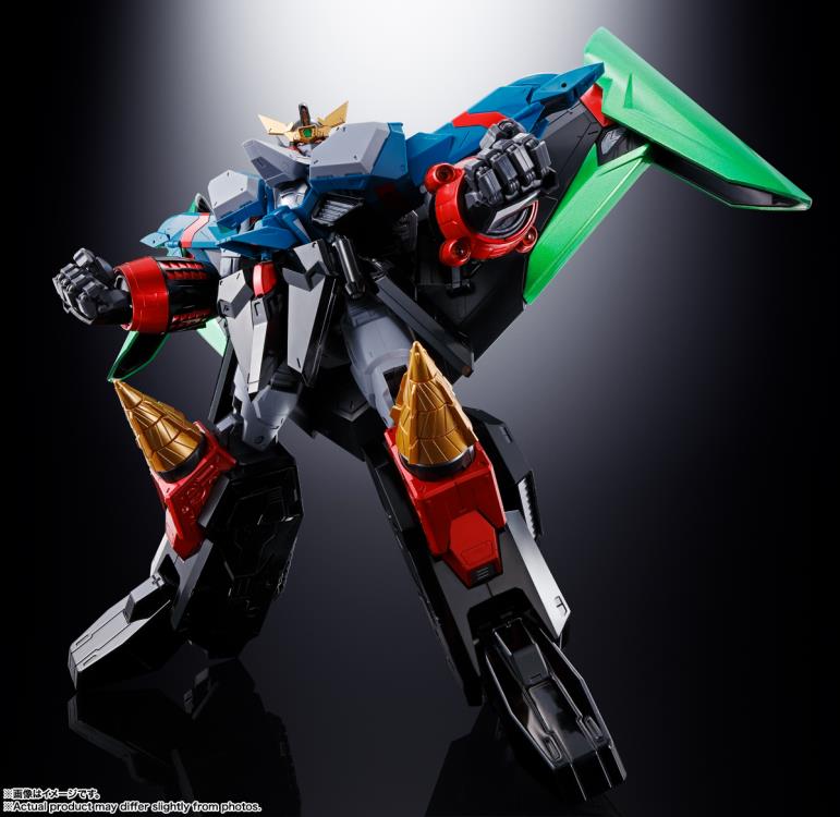 Bandai Soul of Chogokin GX-104 GaoFighGar Action Figure - The King of Braves GaoGaiGar Collectible Robot Toy for Display & Play | Perfect for Anime Fans & Model Collectors