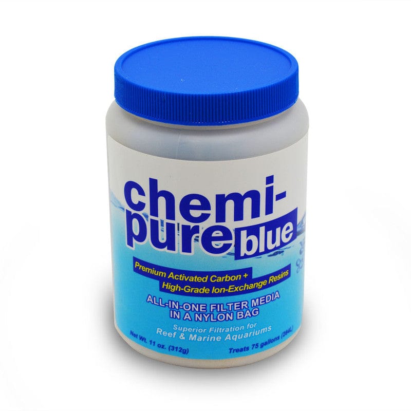 Chemi Pure Blue Aquarium Filter Media by Boyd Enterprises - Premium Water Purification for Saltwater & Reef Tanks - Eliminates Toxins & Improves Water Clarity