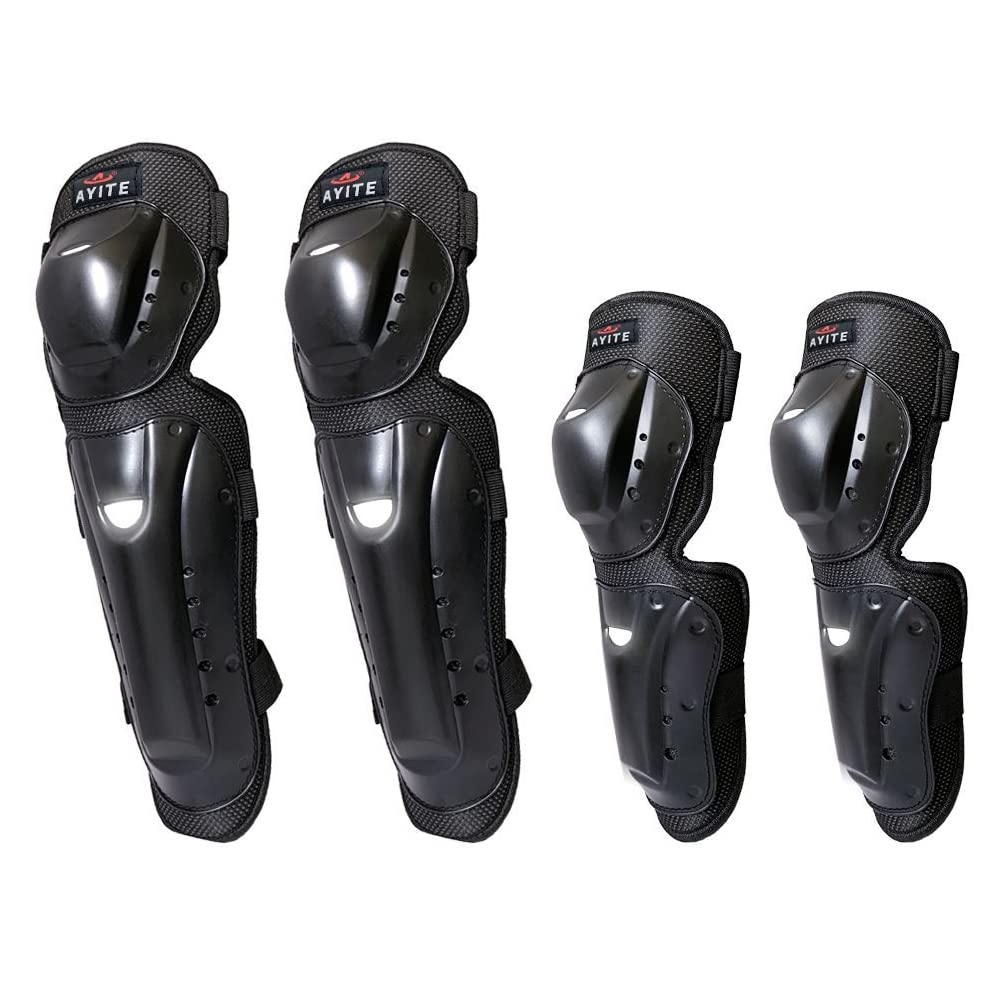 Motocross Gear for Men & Women - Elbow Knee Pads & Chest Protector | Dirt Bike Riding Protection