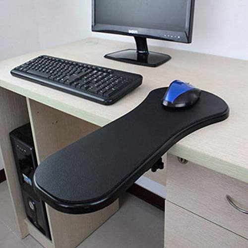 Ergonomic Adjustable Rotating Arm Stand Holder - PC Wrist Rest Extender & Mouse Pad Support for Home Office Desk - Perfect for Computer Work, Gaming, and Health Care Wrist Support