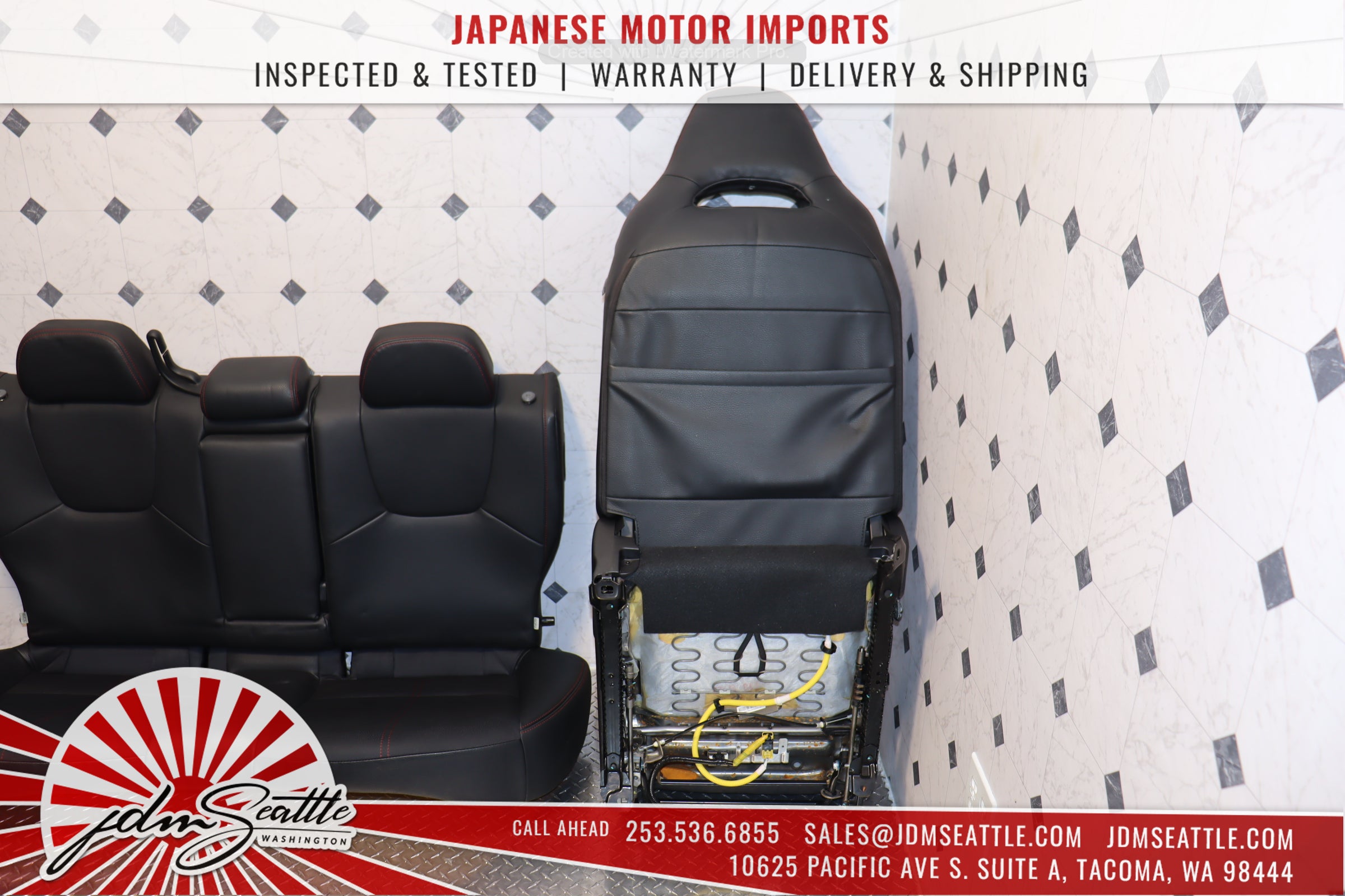 2008-2014 Subaru WRX STI OEM Version 10 Sedan Front & Rear Seat Set - JDM Genuine Parts for Performance Upgrade & Interior Restoration