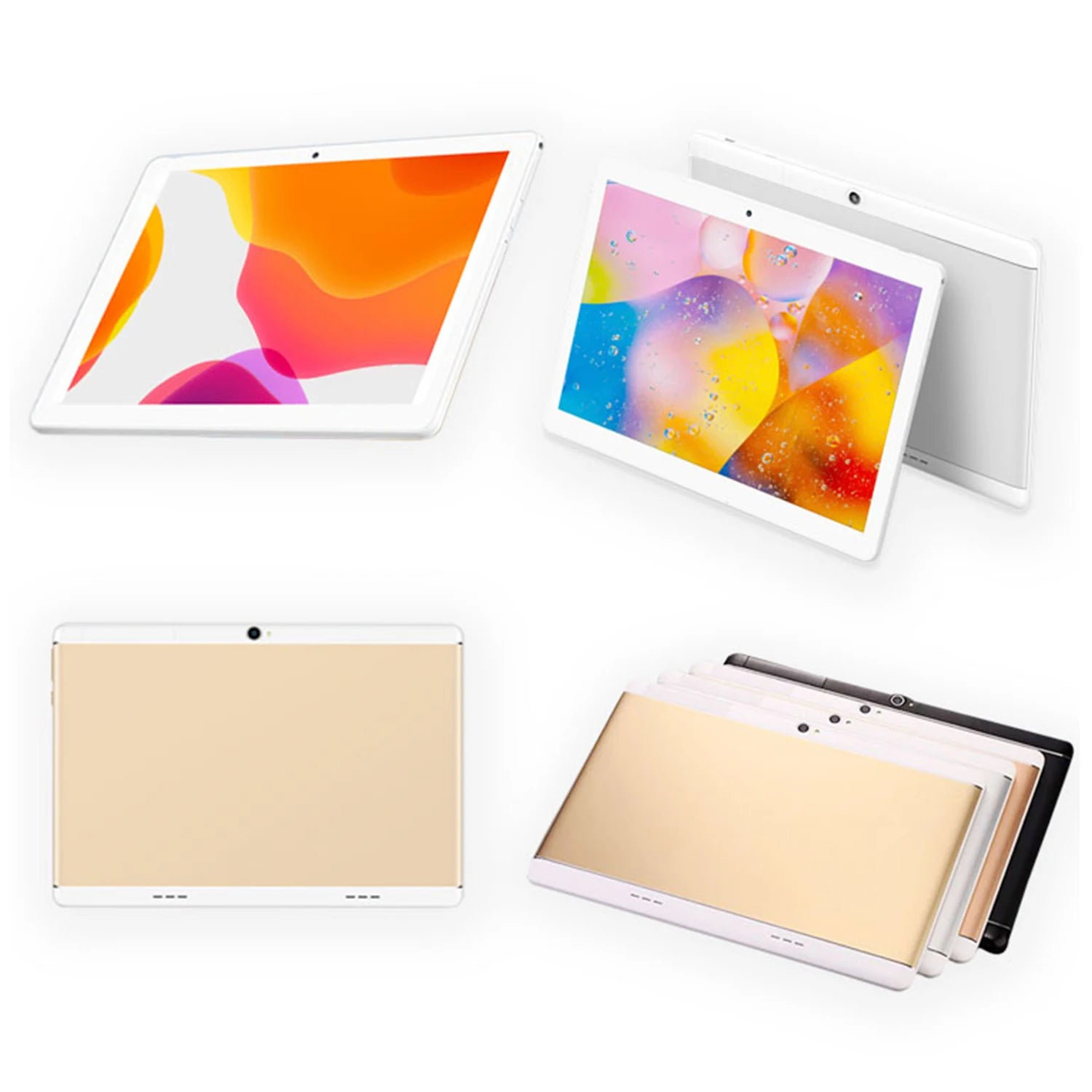 TK E10A133 Tablet - 10.1 Inch Android Tablet with Quad-Core Processor, 32GB Storage, HD Display | Perfect for Online Learning, Streaming & Portable Work
