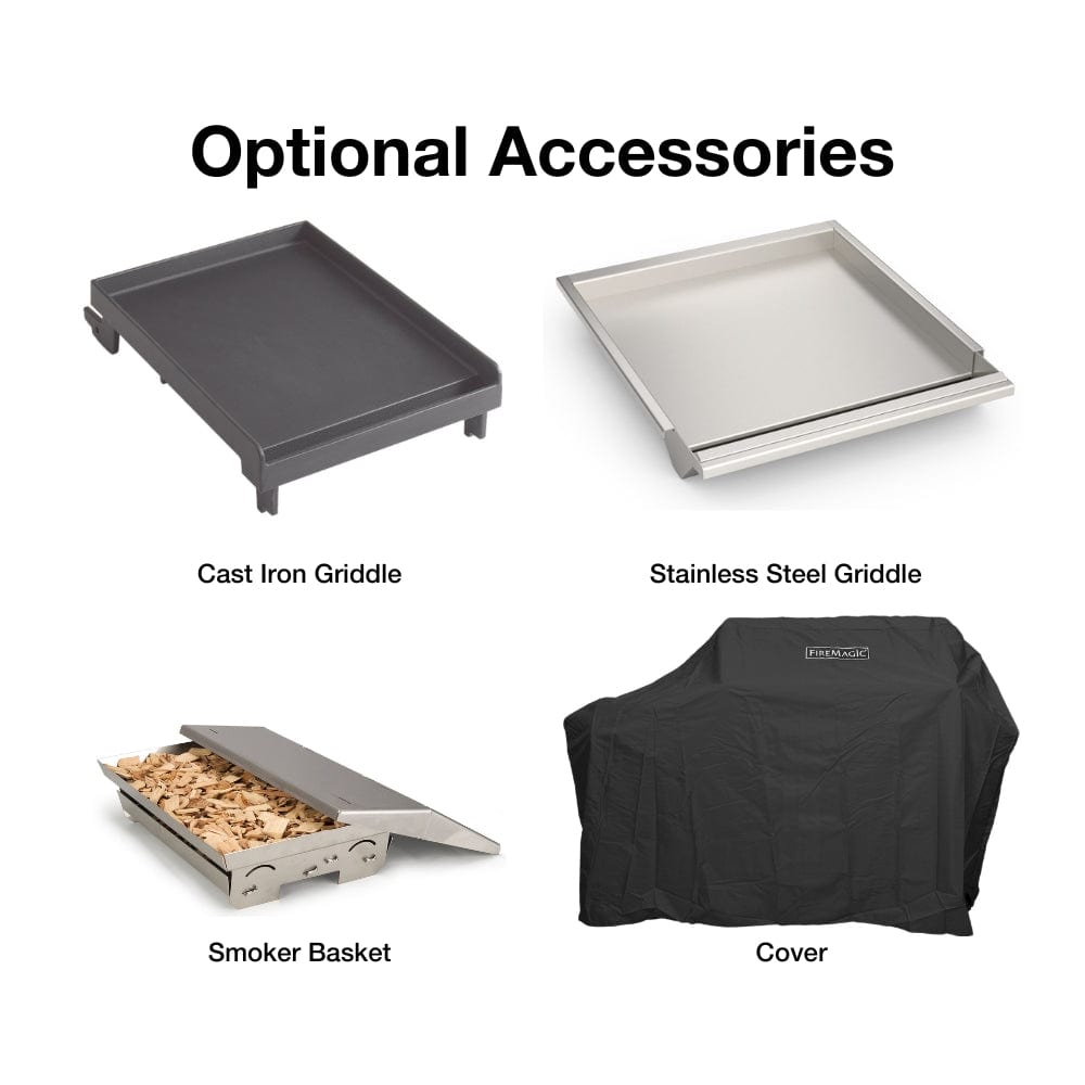 Fire Magic Aurora A660s 61 Inch Portable Gas Grill - Outdoor BBQ Grill for Backyard, Camping & Tailgating | Stainless Steel Construction | High-Performance Cooking