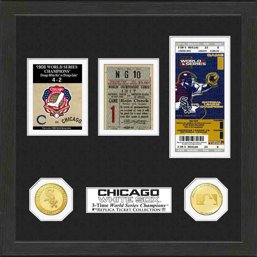 Chicago White Sox World Series Collectible Ticket Stub - Authentic MLB Memorabilia for Fans & Sports Collectors | Perfect for Framing, Display, and Gifts