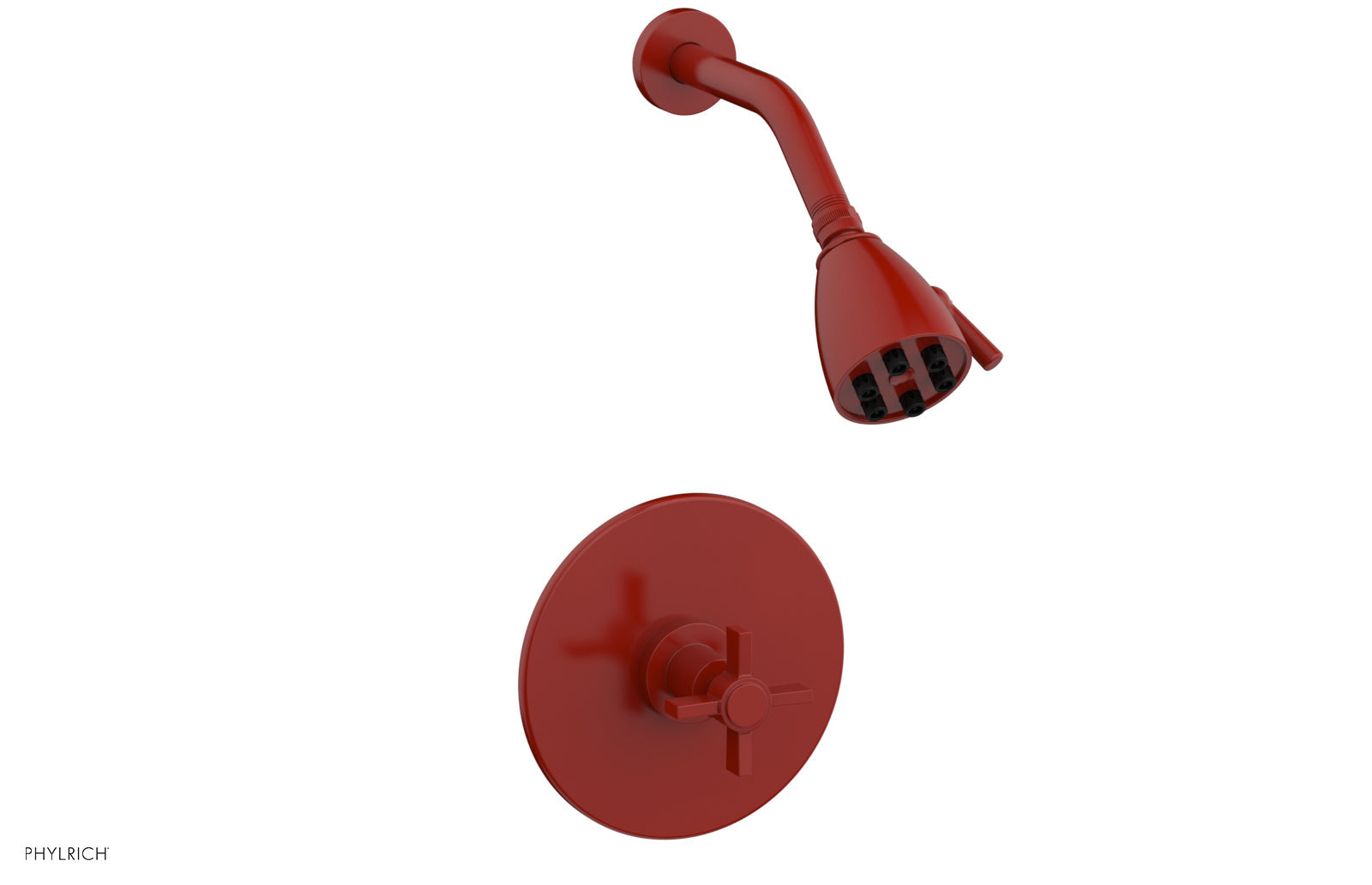 BASIC Pressure Balance Shower Set with Blade Cross Handle DPB3137 - Perfect for Modern Bathrooms & Spa-Like Shower Experience