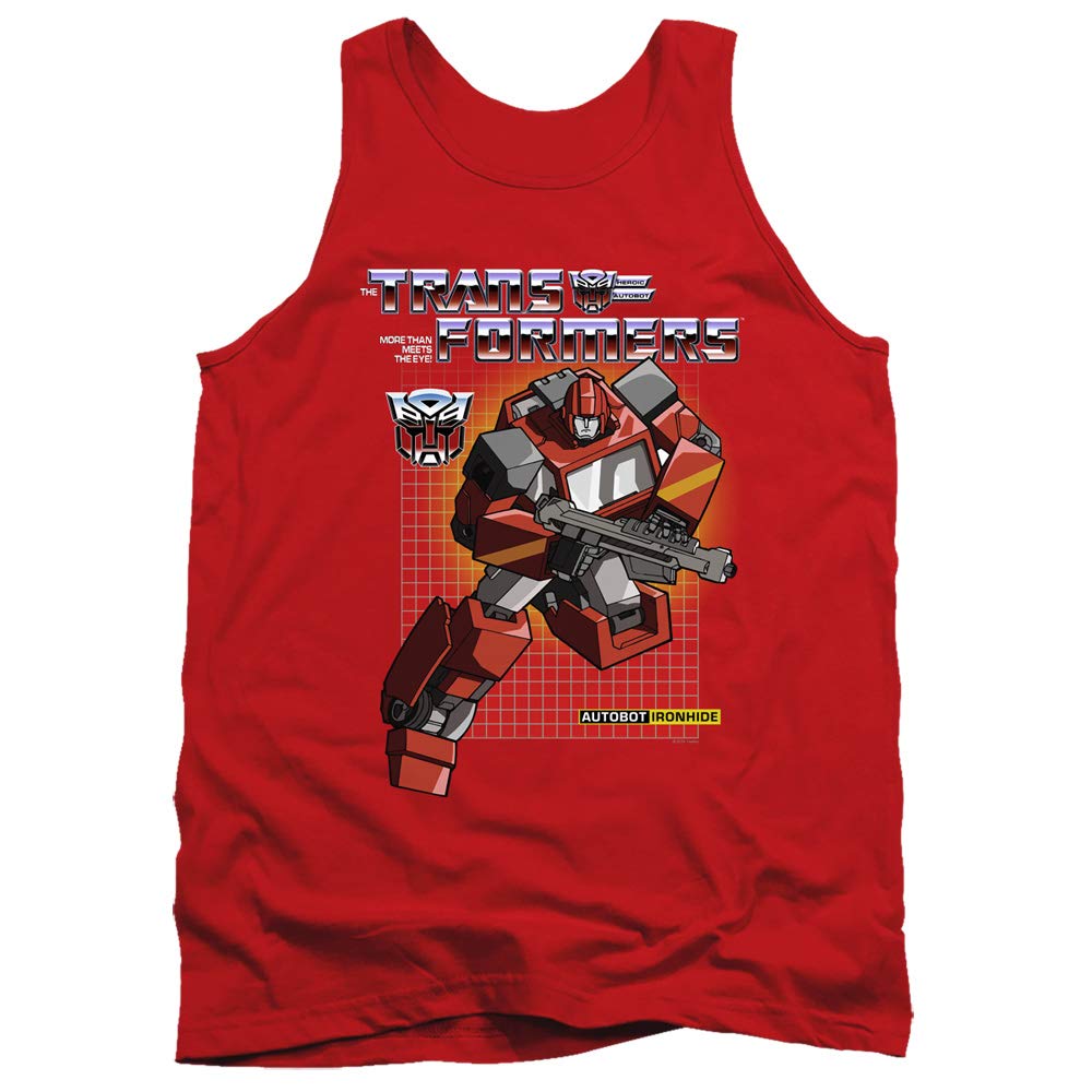 Transformers Ironhide Red Tank Top for Men - Cool Graphic Tee for Cosplay, Gifts & Casual Wear | Official Licensed Apparel