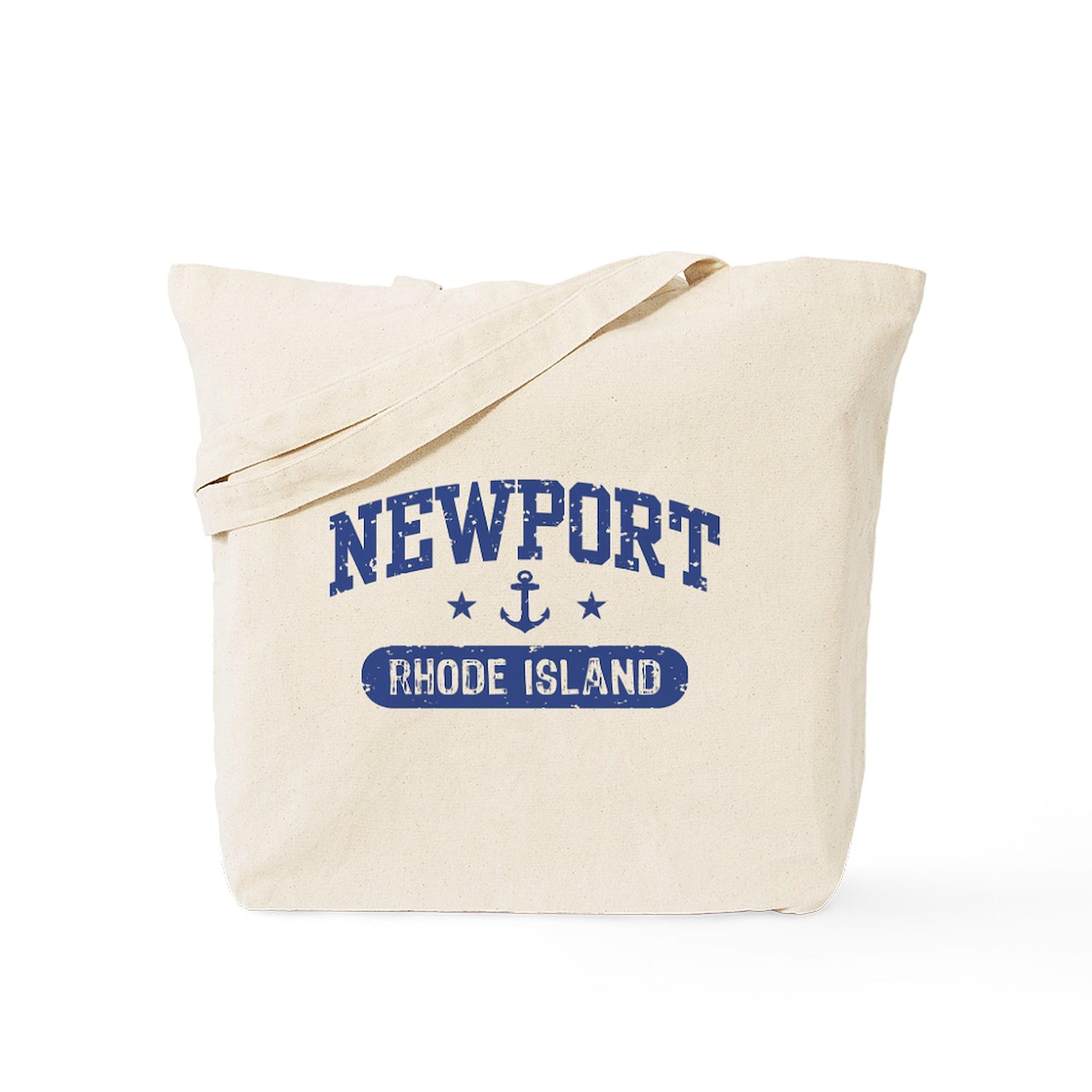 Newport Rhode Island Canvas Tote Bag - Eco-Friendly Reusable Shopping Bag for Beach, Groceries & Daily Use | CafePress Natural Cotton Tote