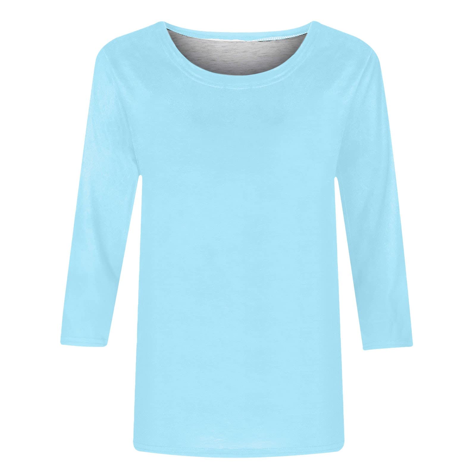 2024 Women's Summer Tunic Tops - 3/4 Sleeve Casual Blouse for Women | Dressy Going Out Shirts | Prime Deals & Clearance Sale | Perfect for Office, Date Night & Summer Outings