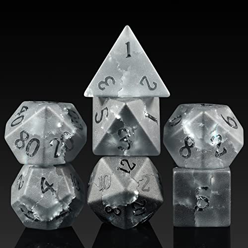 Black Cracked Glass
